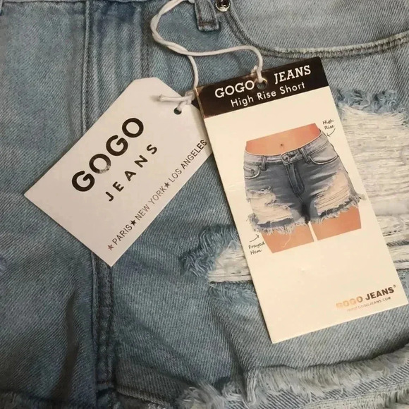 GoGo Jean shorts size 27 super cute - Picture 4 of 10